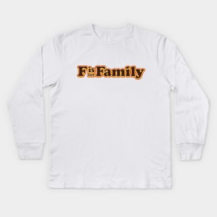 F is For Family - Title! Netflix Original Kids Long Sleeve T-Shirt